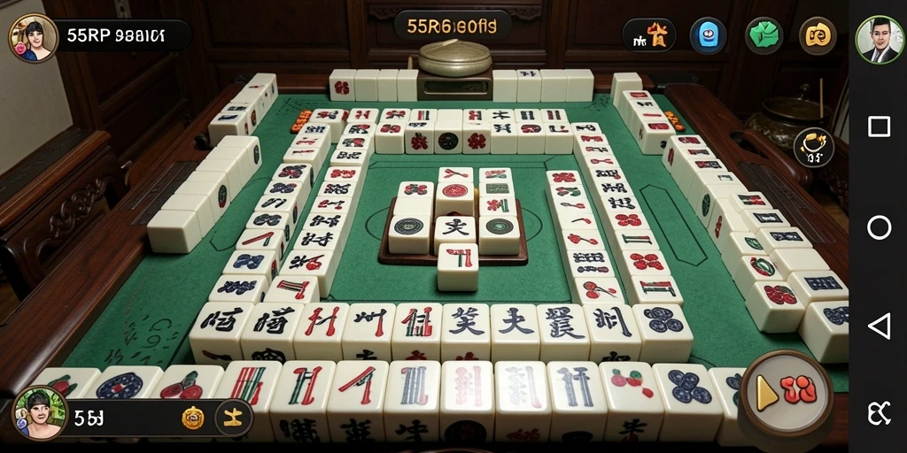 Screenshot dari gameplay Mahjong yang menampilkan tantangan menantang.