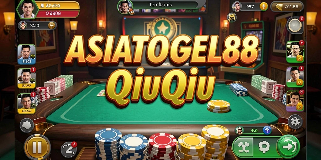 Tampilan gameplay menegangkan dalam ASIATOGEL88 QiuQiu.