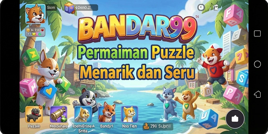 Tampilan gameplay BANDAR99 menampilkan tantangan puzzle yang seru.