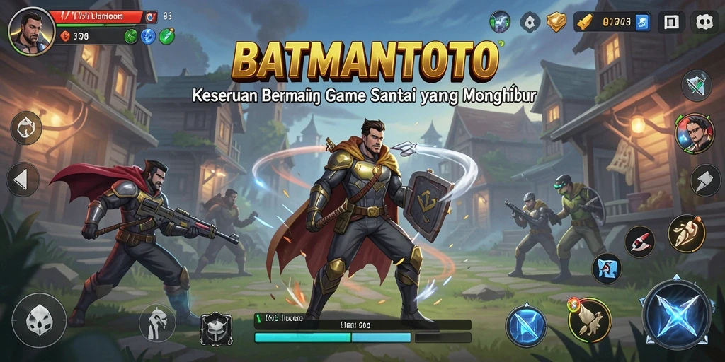 Tampilan gameplay menarik dari BATMANTOTO yang penuh warna.