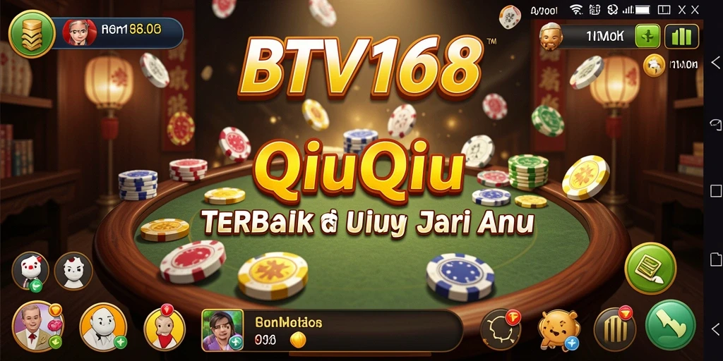 Tampilan gameplay QiuQiu yang menarik dan interaktif di BTV168.