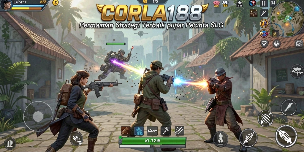 Gameplay seru dan interaktif dari CORLA188 dalam genre SLG.