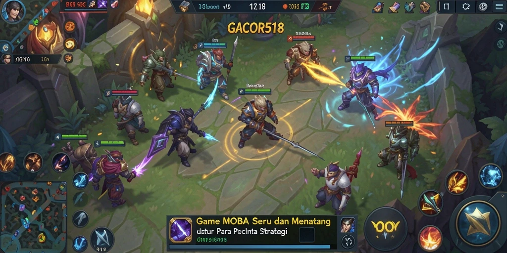 Tampilan dari gameplay GACOR518 yang seru dan strategis.