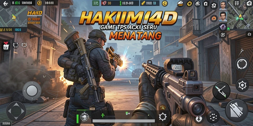 Tampilan gameplay menegangkan HAKIM4D dengan aksi seru dan strategi cerdas.