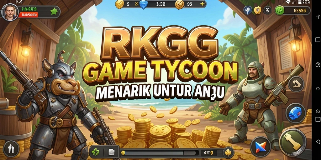 Tampilkan gameplay Tycoon yang seru dan menantang di RKGG.