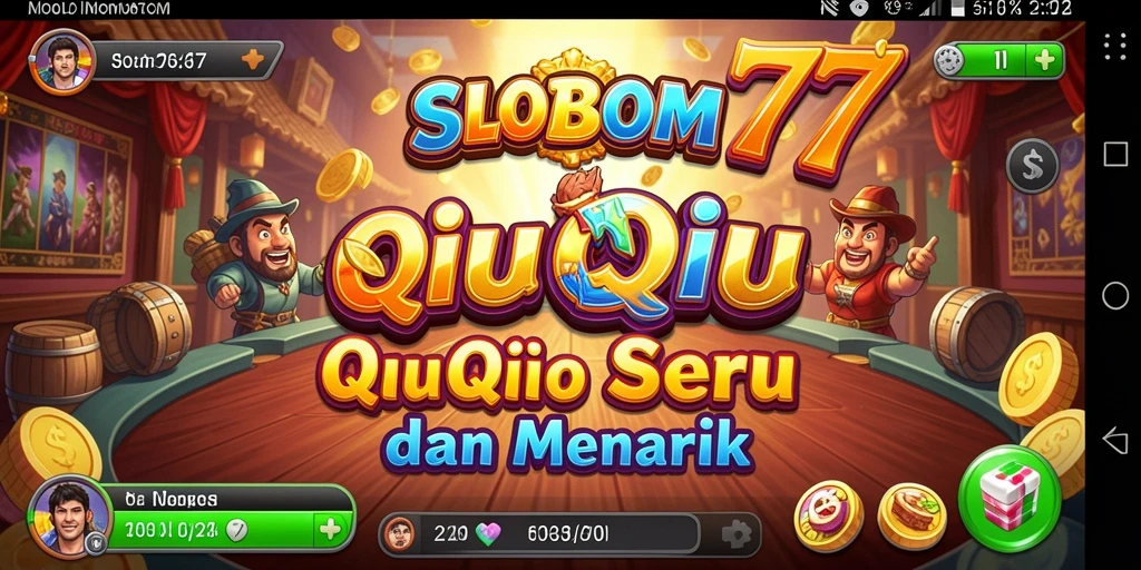 Screenshot gameplay menarik dari SLOTBOM77 yang menunjukkan momen seru bermain QiuQiu.