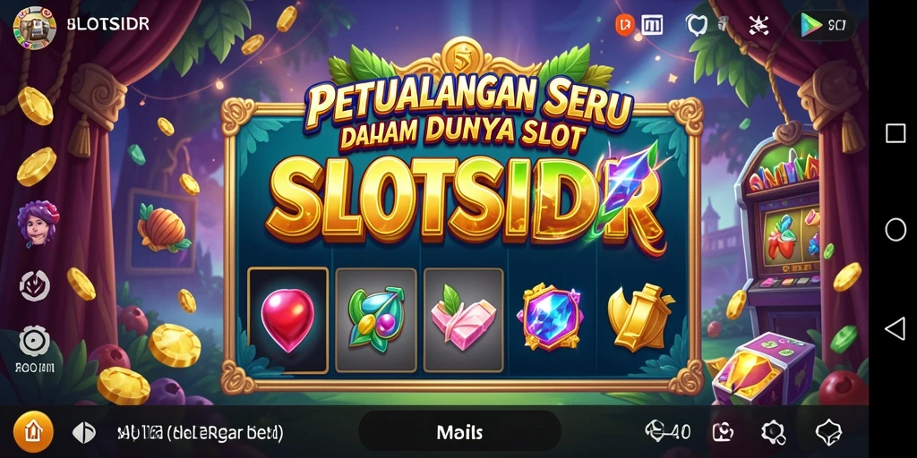Tampilan gameplay SLOTSIDR yang penuh petualangan dan antusiasme.