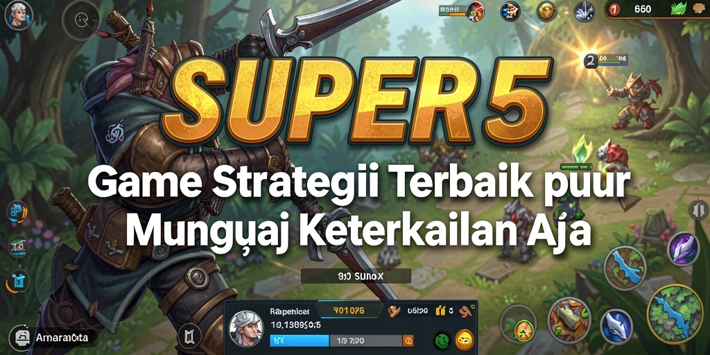 Tangkapan layar dari gameplay SUPER5 yang memukau dan penuh strategi.