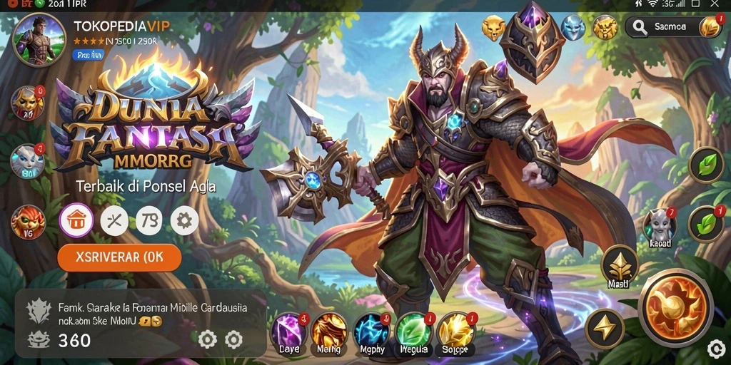 Gameplay seru dalam dunia fantasi TOKOPEDIAVIP.